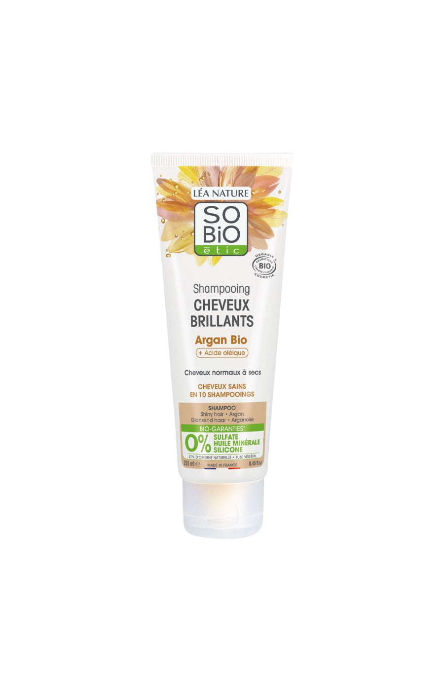 Shampoings à l'huile d'argan bio - Cheveux normaux à secs - 2 x 250 ml