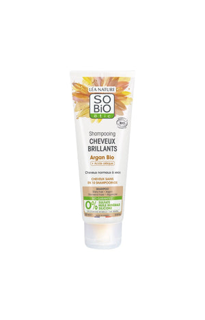 Shampoings à l'huile d'argan bio - Cheveux normaux à secs - 2 x 250 ml