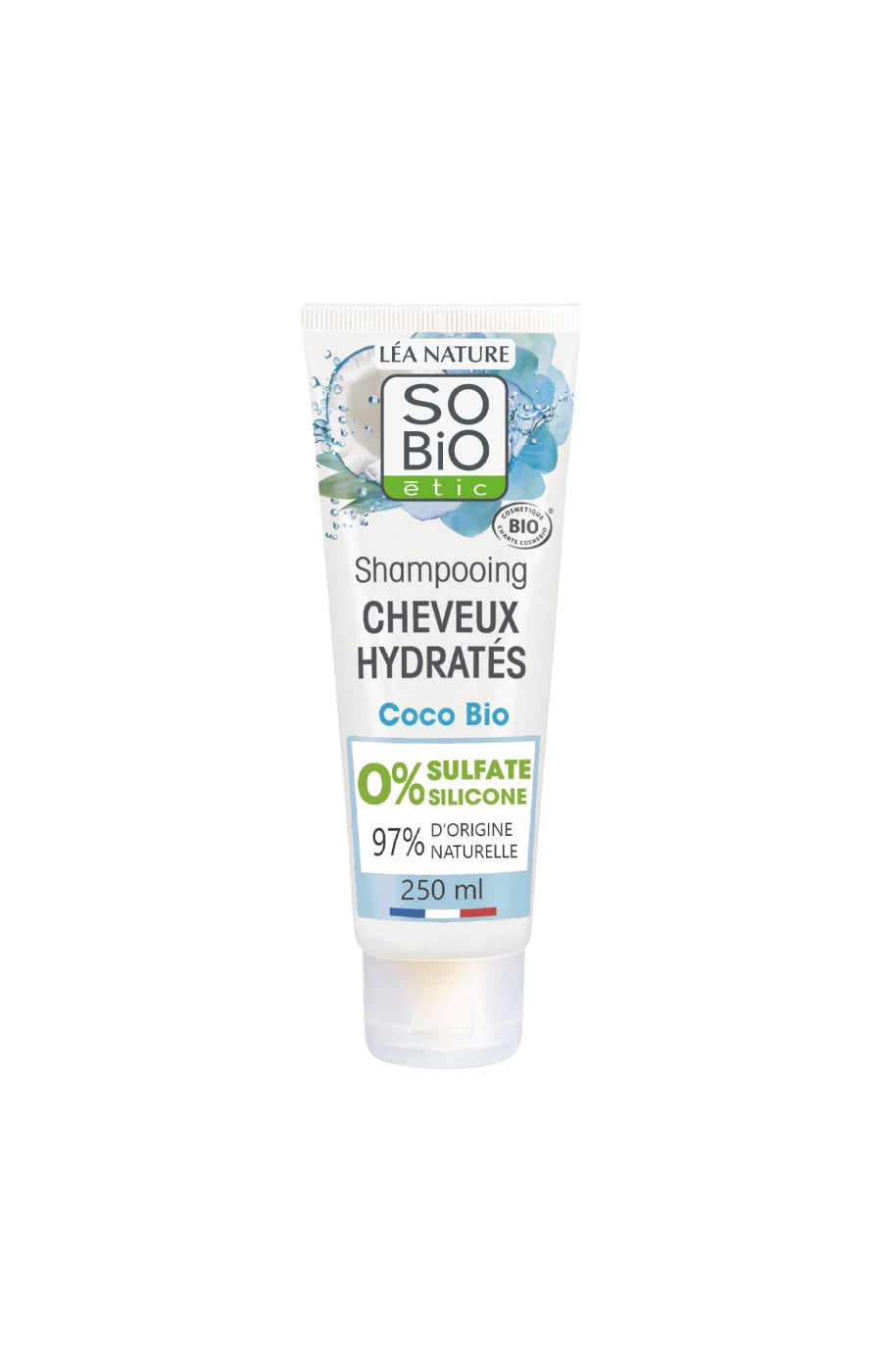Shampoing hydratant bio - Acide hyaluronique & coco - 250 ml