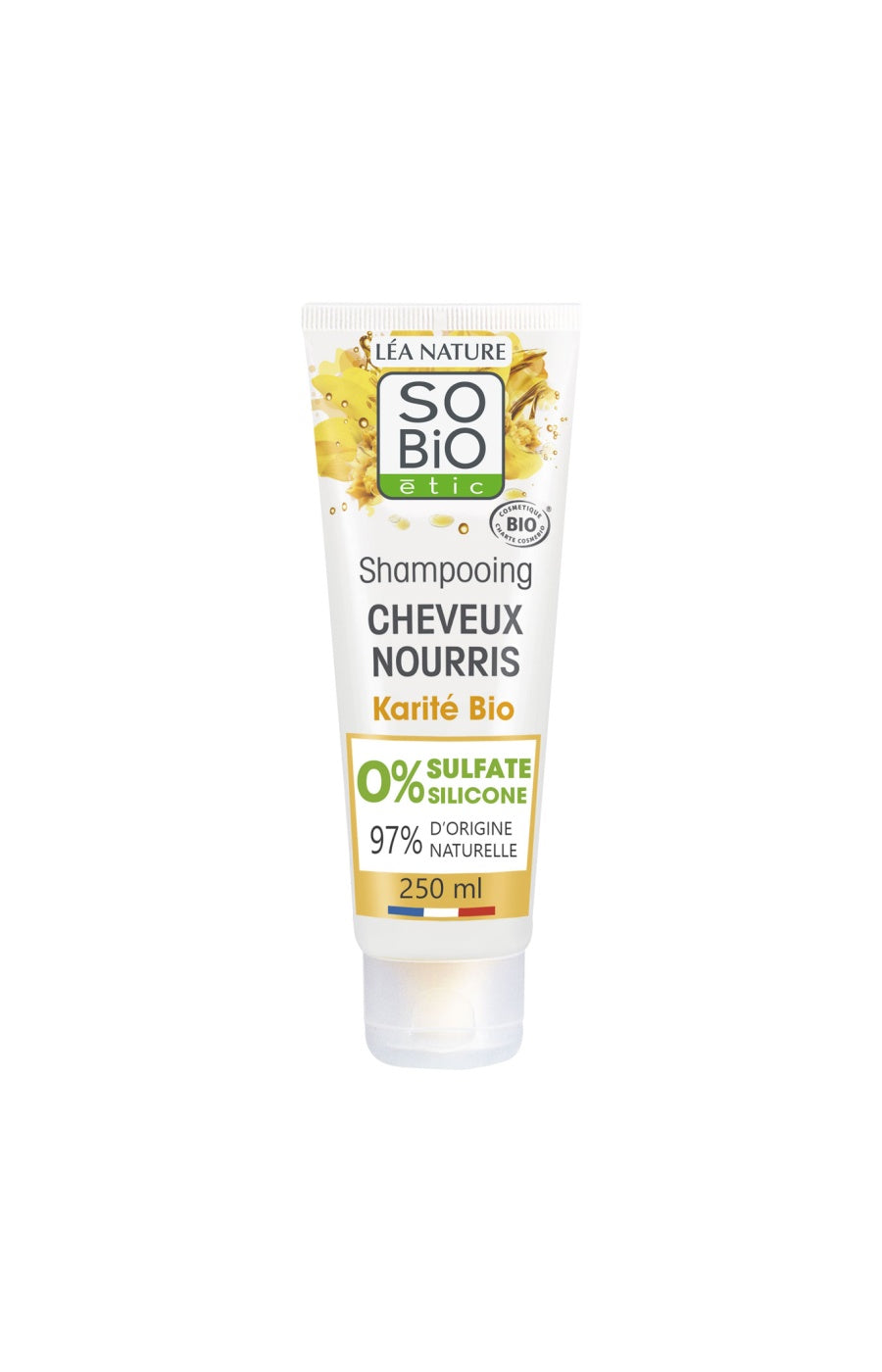 Shampoing nourrissant bio - Karité - Cheveux secs à très secs - 250 ml