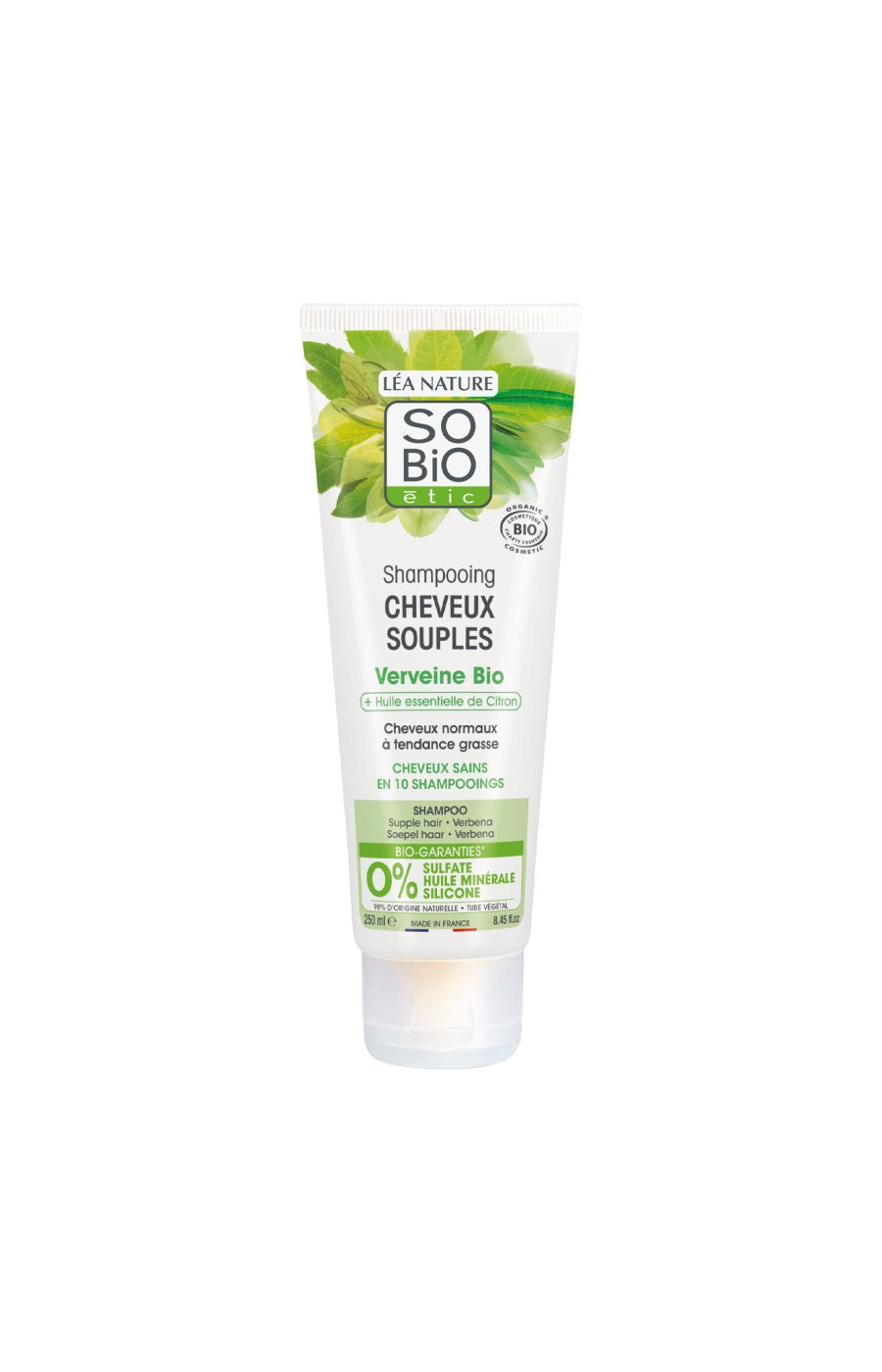 Shampoings purifiants bio - Verveine & citron - Cheveux normaux à tendance grasse - 2 x 250 ml