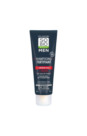 Shampoings fortifiants bio - Ginseng - Homme - 2 x 250 ml