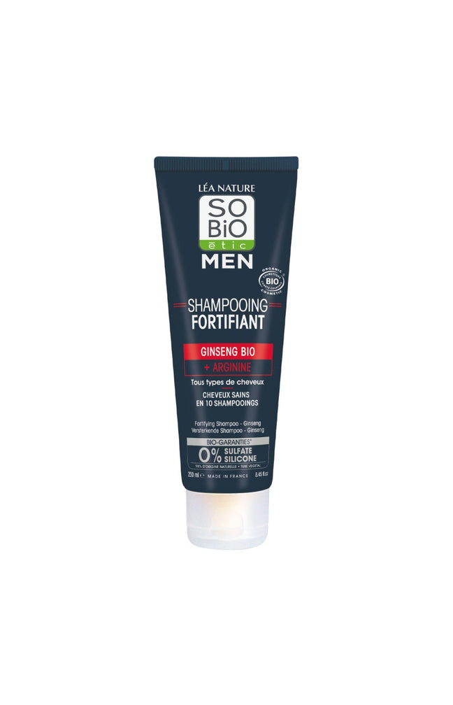 Shampoings fortifiants bio - Ginseng - Homme - 2 x 250 ml