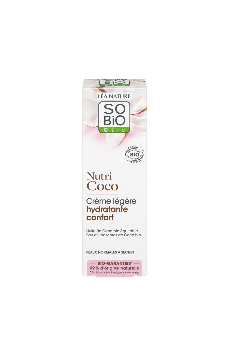 Crème légère hydratante confort - Nutri Coco - Peaux normales à sèches