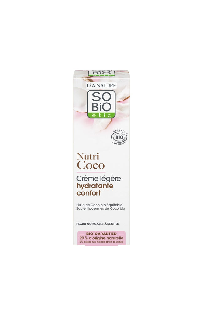 Crème légère hydratante confort - Nutri Coco - Peaux normales à sèches