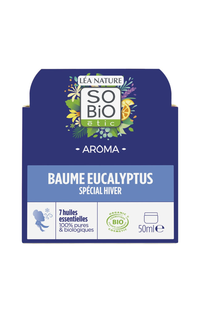 Baume respiratoire - Eucalyptus & 7 huiles essentielles bio - 50 ml