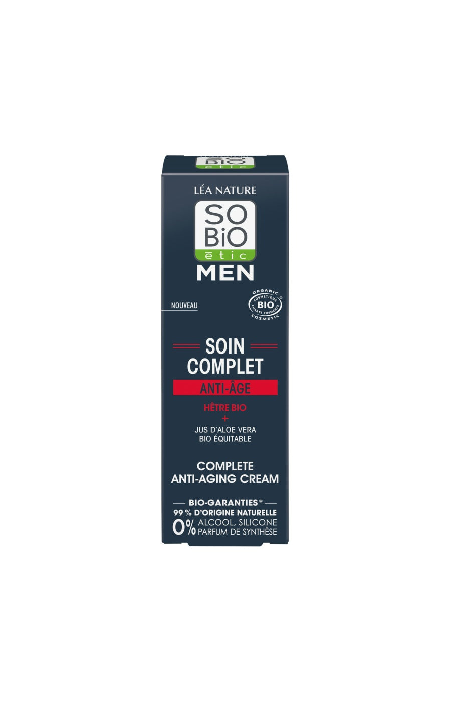 Soin complet anti-âge bio - Hêtre - Visage - Homme