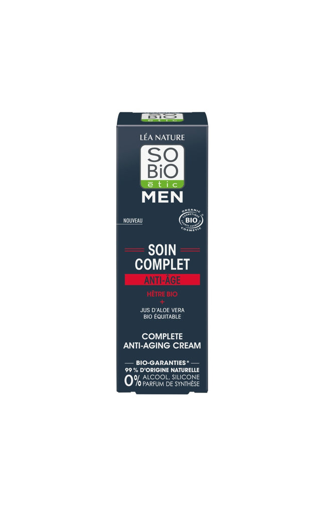 Soin complet anti-âge bio - Hêtre - Visage - Homme