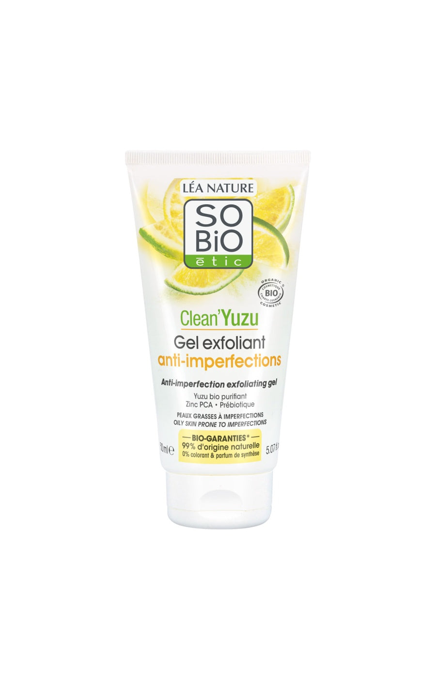 Gel exfoliant anti-imperfections bio - Clean'Yuzu - Peaux grasses à imperfections