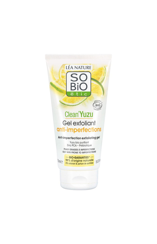 Gels exfoliants anti-imperfections bio - Clean'Yuzu - Peaux grasses à imperfections