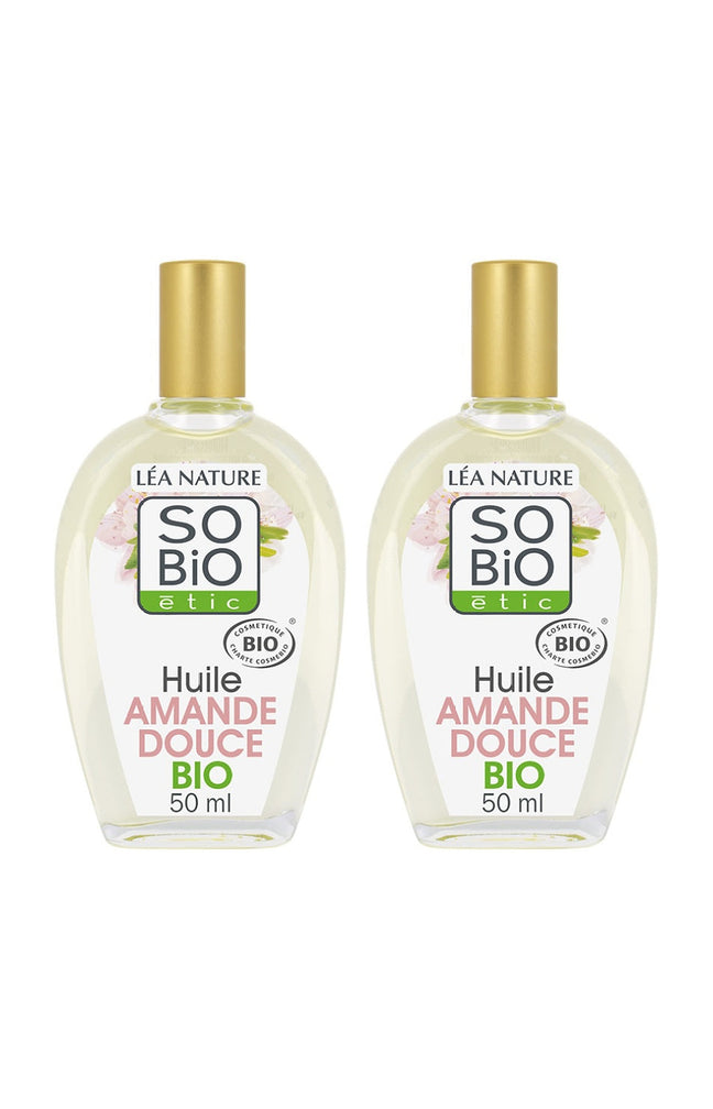Huiles d'amande douce bio - Visage & corps - 2 x 50 ml