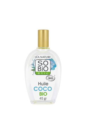 Huile de coco bio nourrissante & protectrice - Peaux & cheveux déshydratés