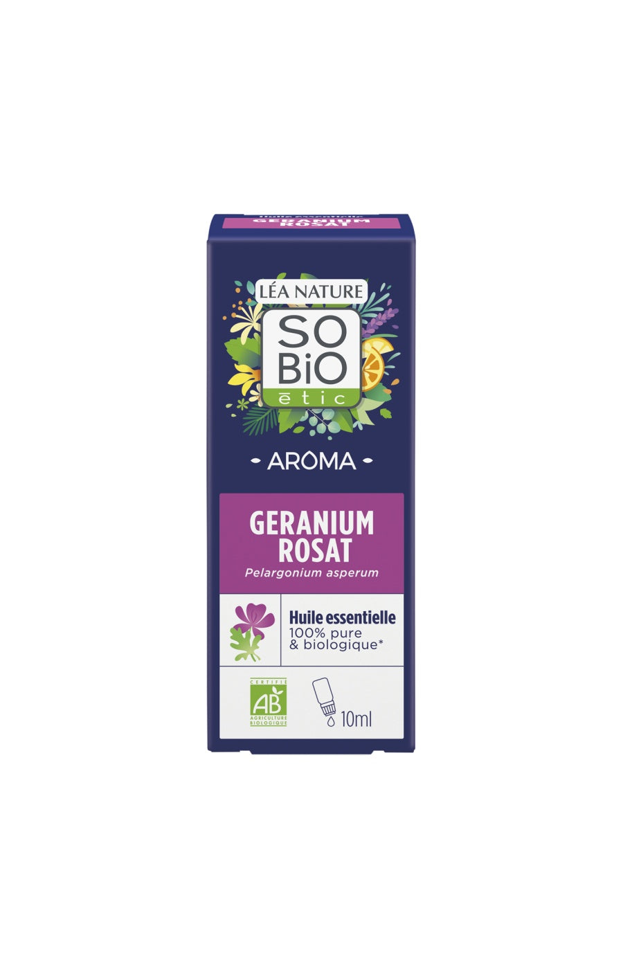 Huile essentielle de géranium rosat bio - 10 ml
