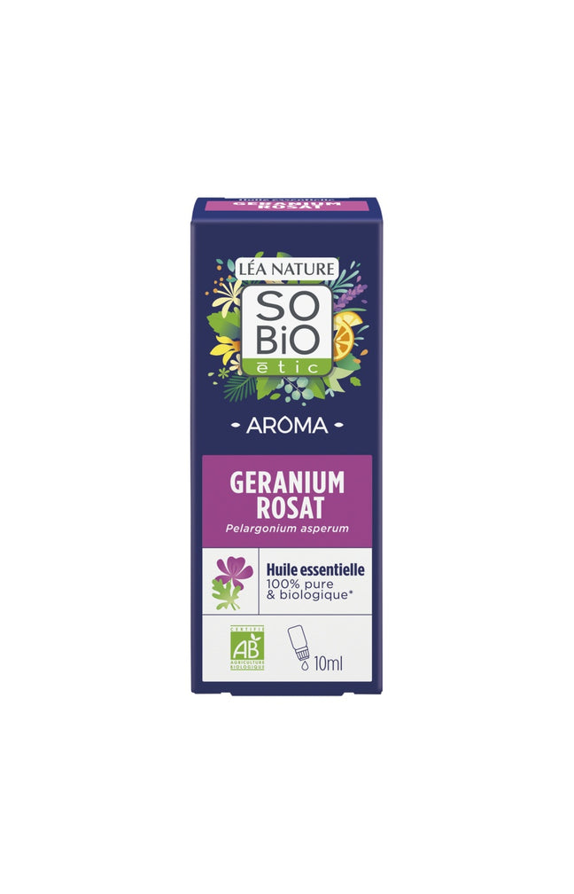Huile essentielle de géranium rosat bio - 10 ml