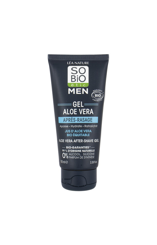 Gel après rasage bio - Aloe vera - Homme