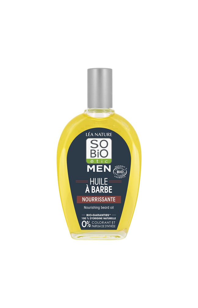 Huile à barbe nourrissante bio - Homme