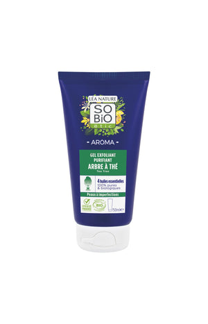 Gel exfoliant purifiant bio - Arbre à thé - Peaux à problèmes
