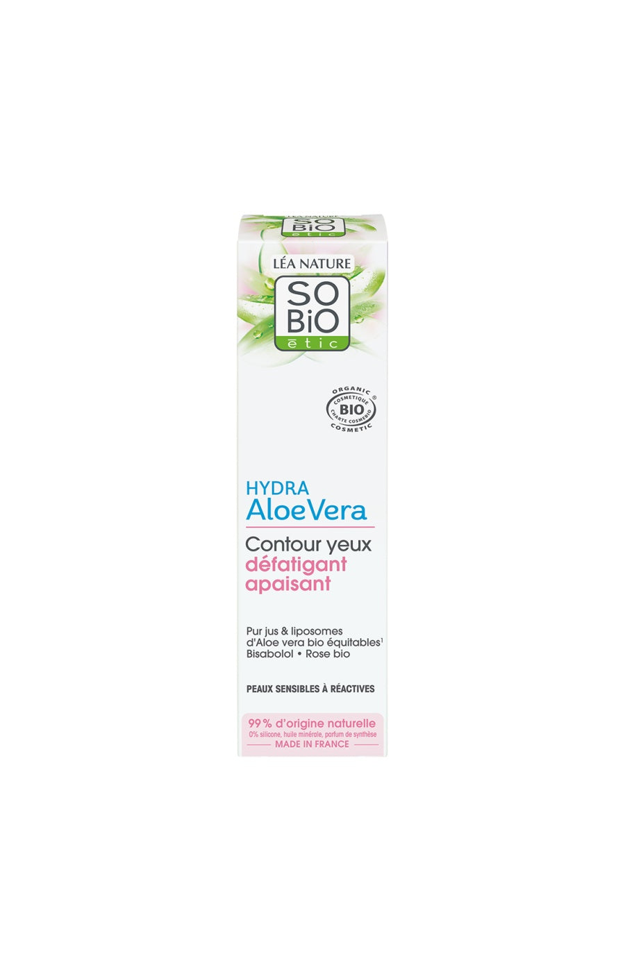 Crème apaisante bio - Aloe vera - Yeux sensibles