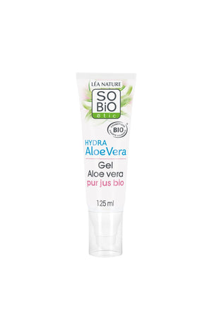 Gel d'aloe vera bio - Peaux sensibles & réactives - Visage & corps - 125 ml