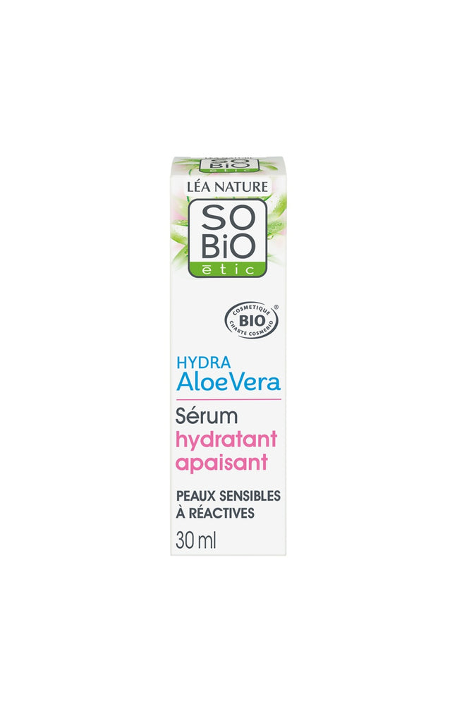Sérum hydratant & apaisant bio - Aloe vera - Peaux sensibles & réactives