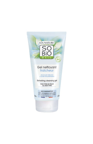 Gel nettoyant fraîcheur bio - Aloe vera - Visage
