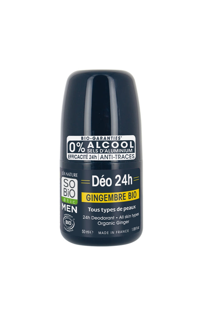 Déodorant bio 24h - Gingembre bio - Homme - 50 ml