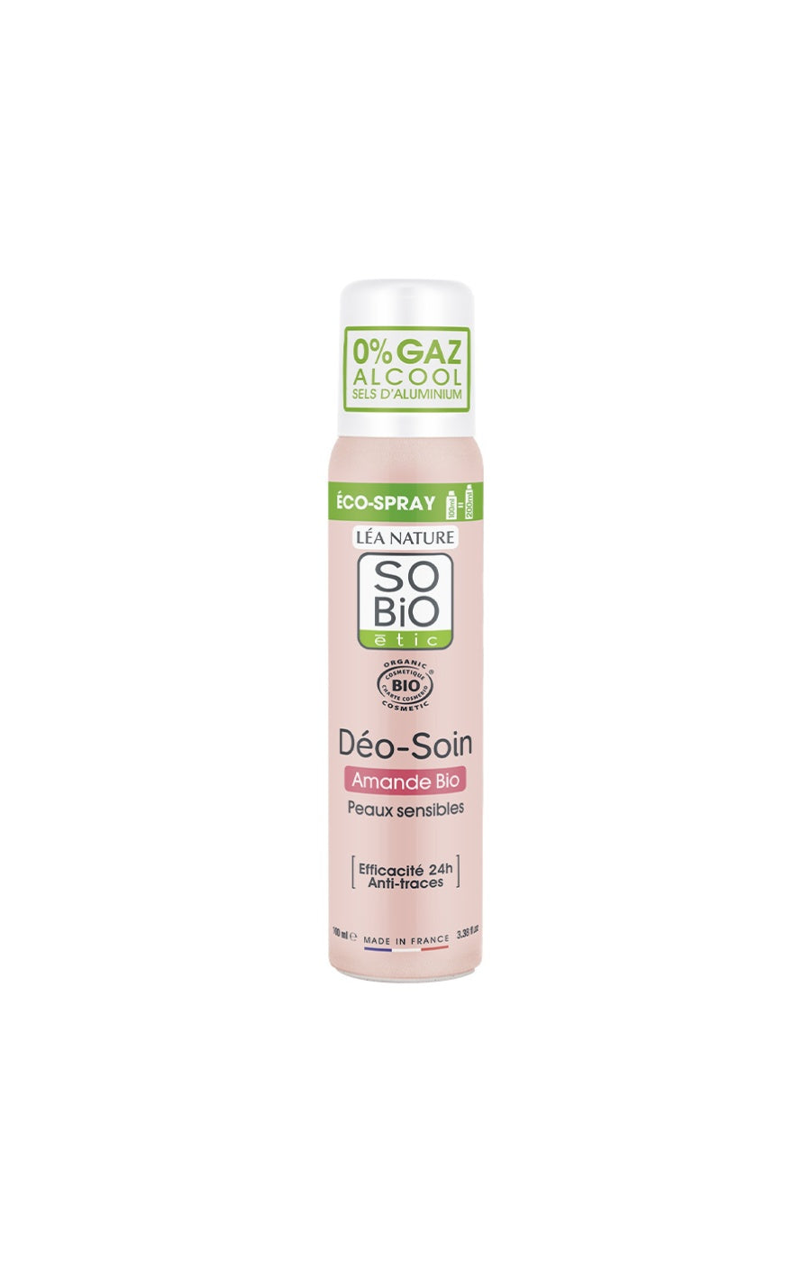 Déodorants soin eco-spray bio - Amande - Peaux sensibles - 2 x 100 ml