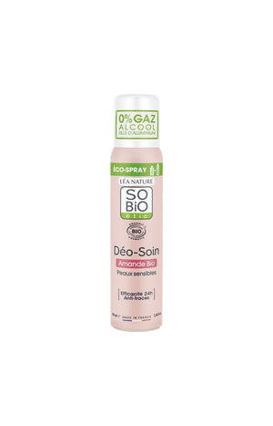 Déodorants soin eco-spray bio - Amande - Peaux sensibles - 2 x 100 ml