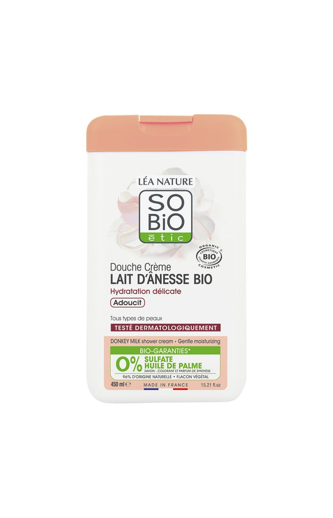 Douche crème bio hydratante - Lait d'ânesse