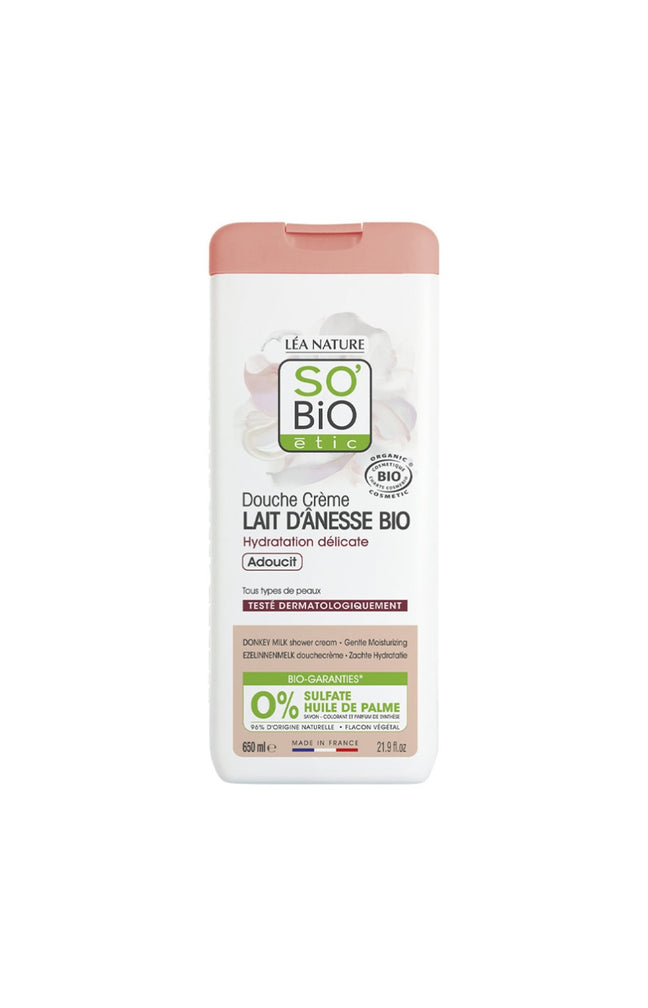 Douche crème bio hydratante - Lait d'ânesse