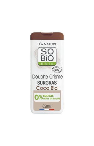 Douche crème surgras bio nourrissante - Huile de coco - 650 ml