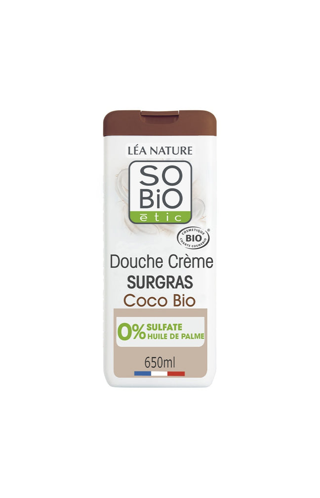 Douche crème surgras bio nourrissante - Huile de coco - 650 ml