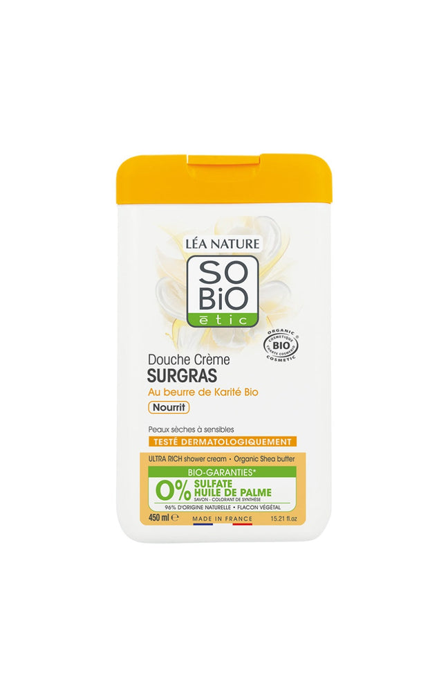 Douches crème surgras bio nourrissantes - Huile de karité - 2 x 450 ml