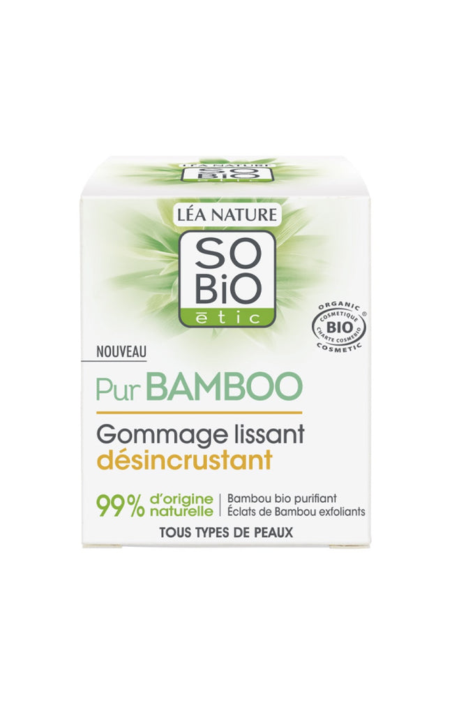 Gommage lissant désincrustant bio - Visage - Pur Bamboo