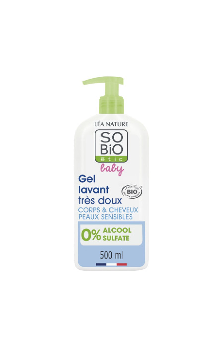 Gel lavant très doux bio - Bébé - 500 ml