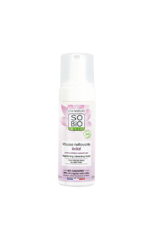 Mousse nettoyante clarifiante bio - Fleur de lotus