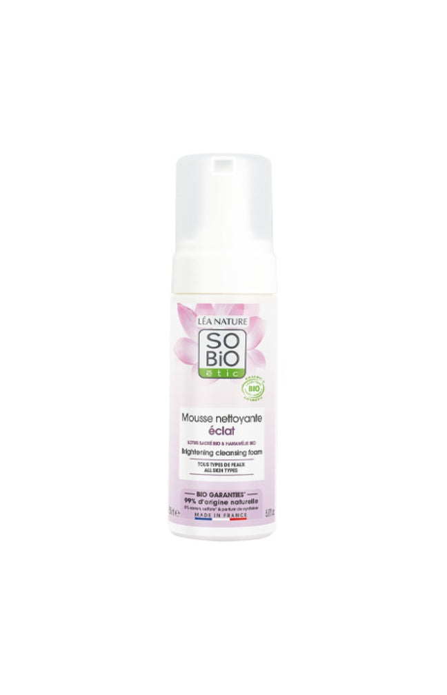 Mousse nettoyante clarifiante bio - Fleur de lotus