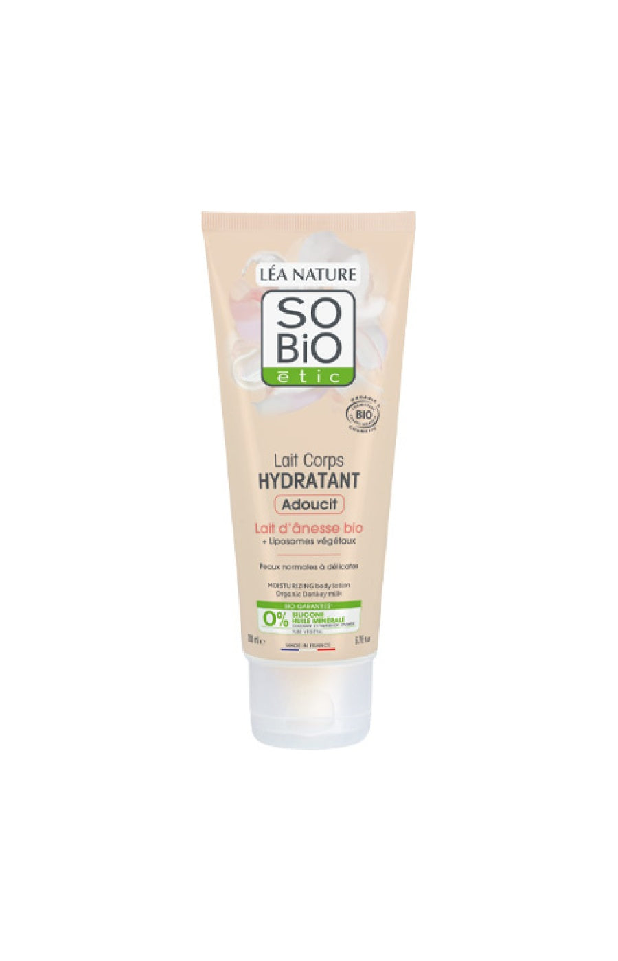 Lait corps hydratant & adoucissant bio - Lait d'ânesse - 200 ml