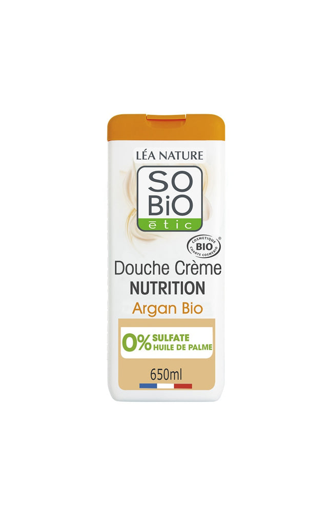 Douche crème bio nourrissante - Huile d'argan - 650 ml