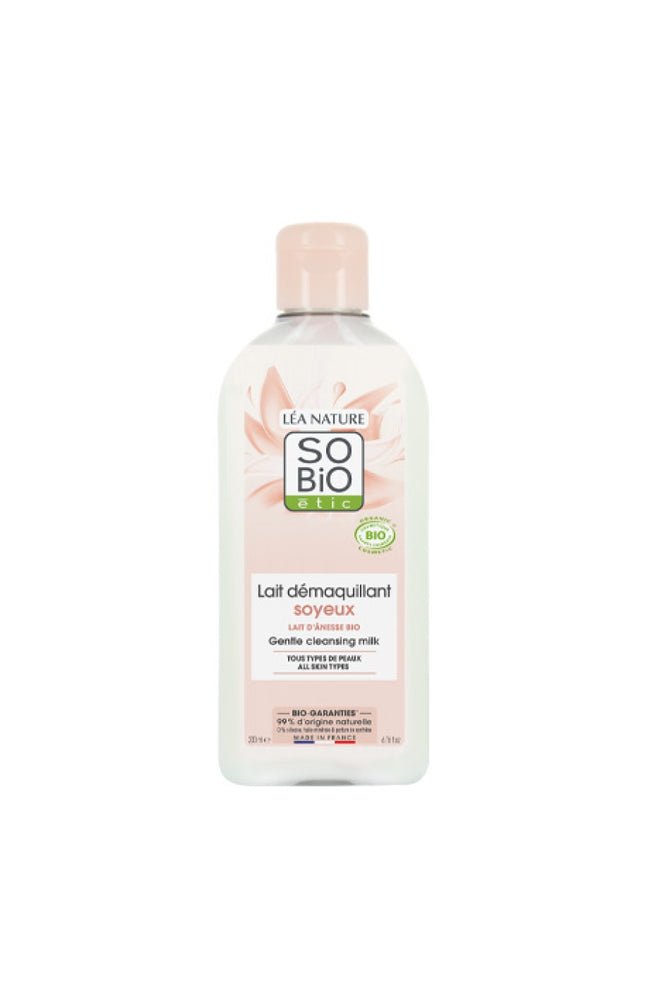 Lait démaquillant soyeux bio - Lait d'ânesse