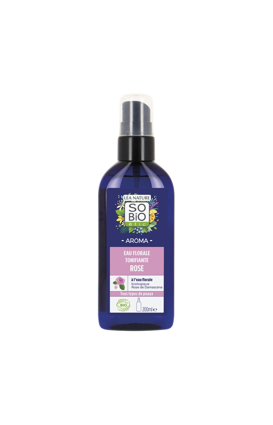 Eau florale tonifiante & revitalisante bio - Rose - Visage