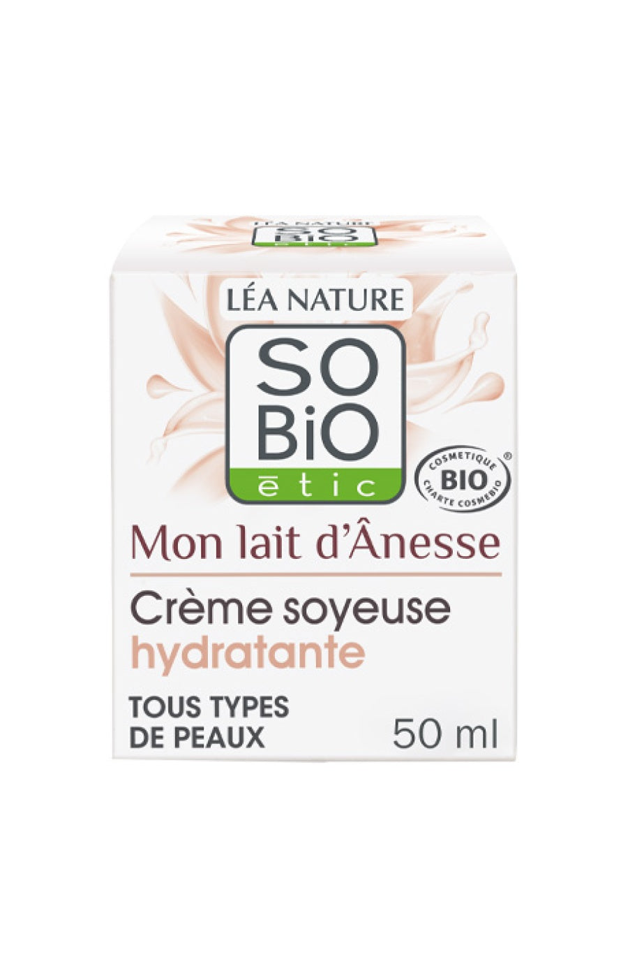 Crème hydratante bio - Lait d'ânesse - Tous types de peaux