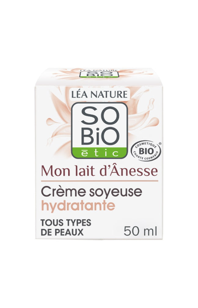 Crème hydratante bio - Lait d'ânesse - Tous types de peaux