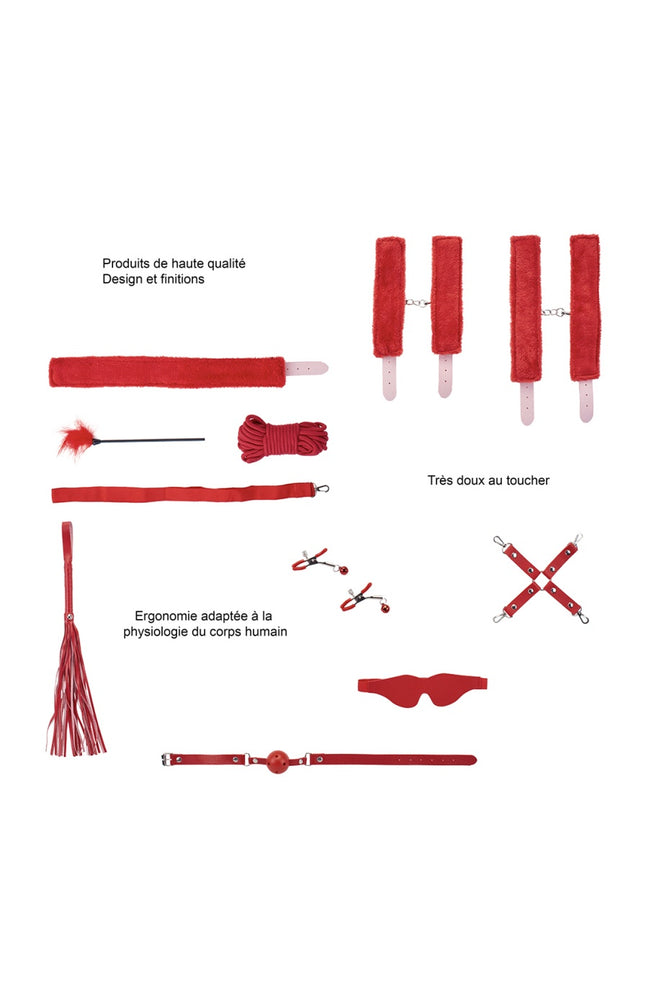 Set SM - 10 pièces - Rouge
