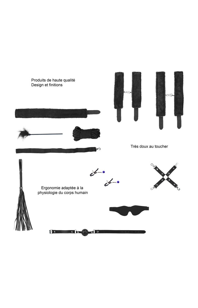 Set SM - 10 pièces - Noir