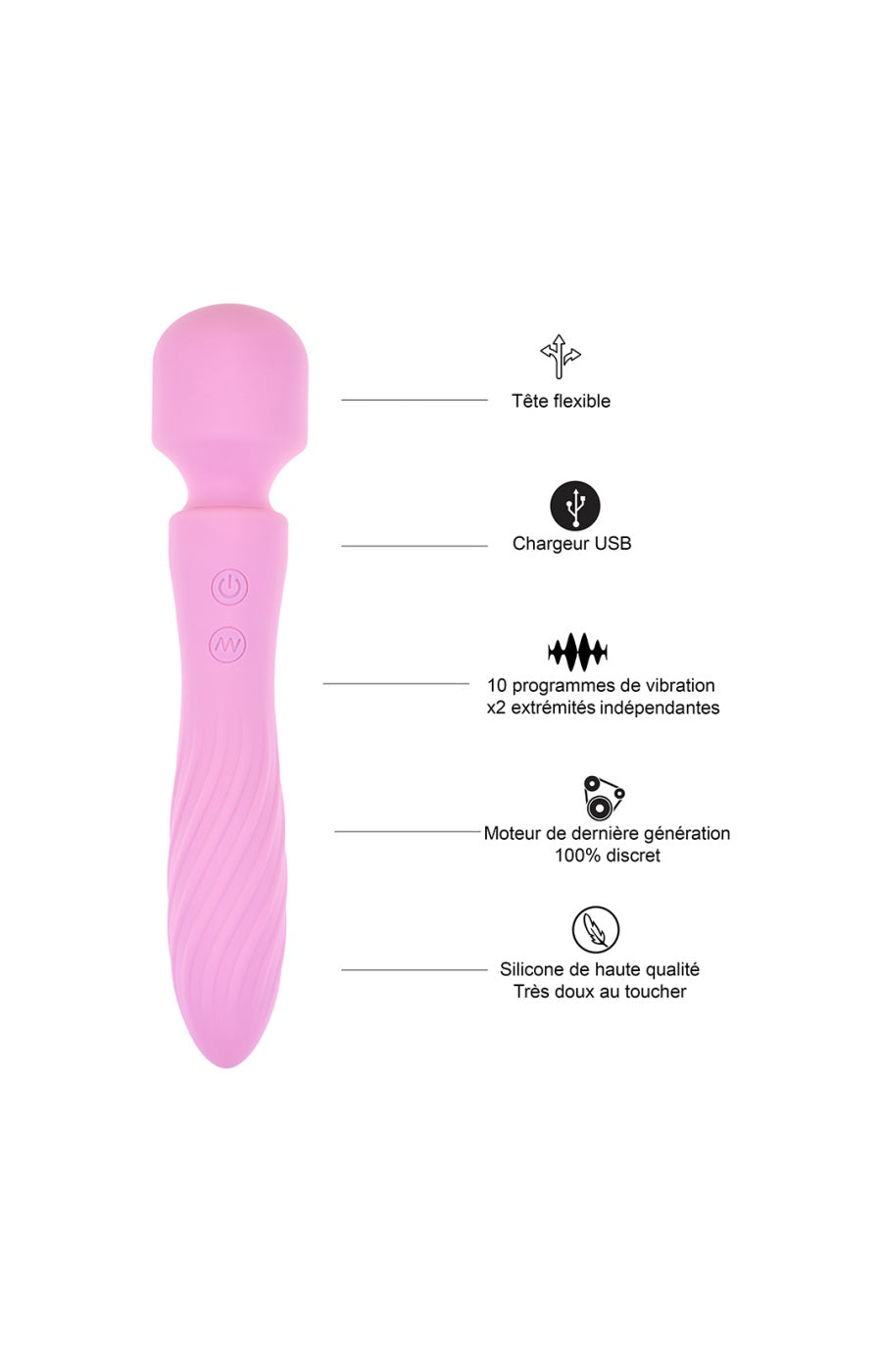 Vibromasseur point G - 10 programmes