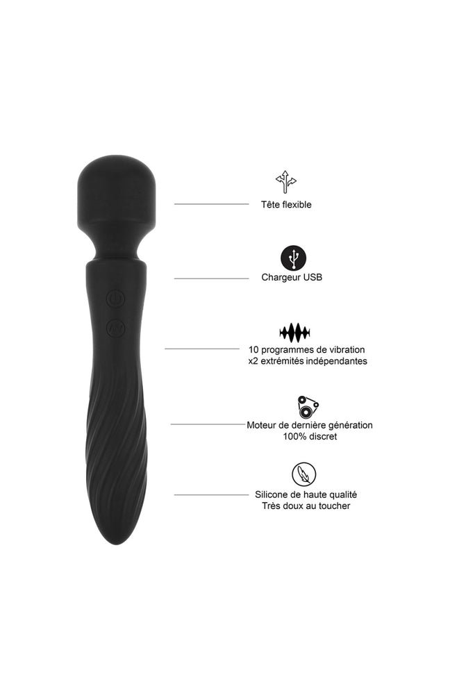 Vibromasseur point G - 10 programmes - Noir