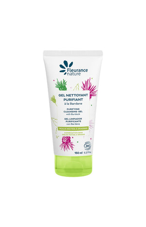 Gel nettoyant purifiant bio - Bardane - Peaux mixtes à grasses