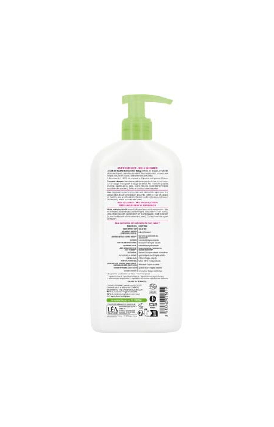 Lait de toilette douceur bio - Visage & corps - Bébé - 500 ml