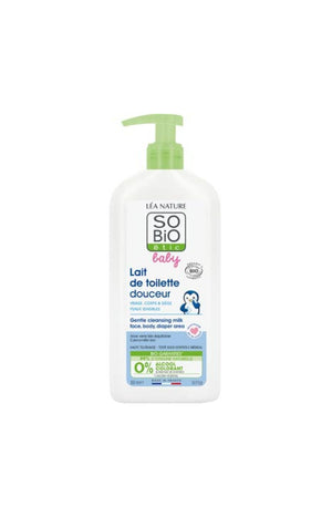 Lait de toilette douceur bio - Visage & corps - Bébé - 500 ml